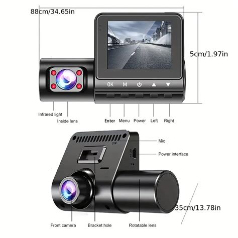 Dashcam Hd P Double Objectif Pivotante Test Et Avis