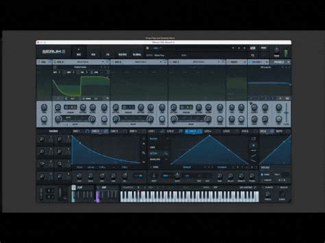 serum  tutorial  wavetables  lfo curves  techno sound