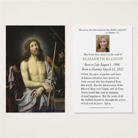 Catholic Funeral Prayer Memorial Prayer Card Zazzle Funeral Prayers Catholic Funeral