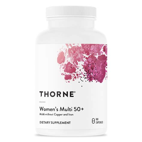 Thorne Womens Multi 50 Daily Multivitamin Without Iron And Copper