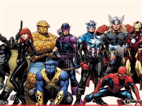 Скачать обои Супергерои (Люди Икс, Супергерои, Марвел, Tor, Spider-Man ...