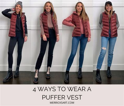 4 Puffer Vest Outfits To Copy Merricks Art