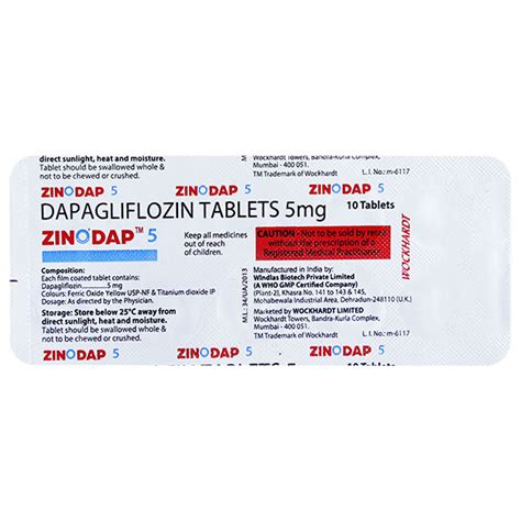 Buy Zinodap 5 Tablet 10s Online At Upto 25 Off Netmeds