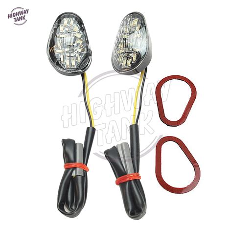 Clear Flush Mount Motorcycle Led Signal Light Case For Yamaha Yzf R6 Yzfr6 2003 2004 2005 2006