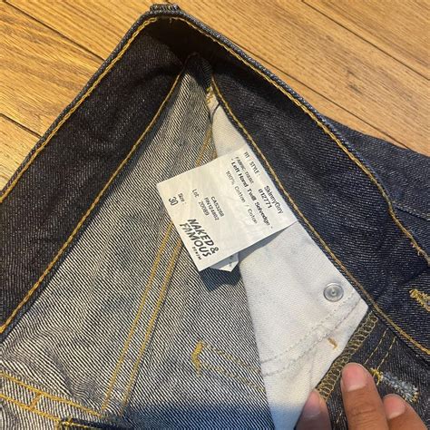 Naked And Famous Selvedge Jeans Selvedge Depop