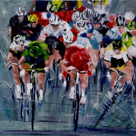 Tour De France Inspired Cycling 2014 Ttour Yorkshirekathryn Sassall Artist