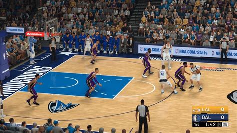 Nba K Dallas Mavericks Vs Los Angeles Lakers Gameplay Pc Hd