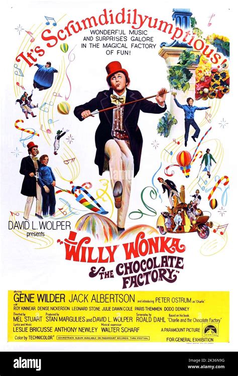 Gene Wilder Willy Wonka And The Chocolate Factory 1971 Willy Wonka And The