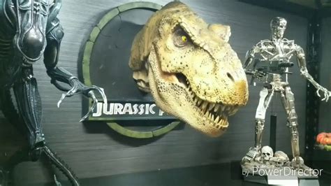 Chronicle Collectibles 1 5 Female T Rex Bust Jurassic Park Youtube