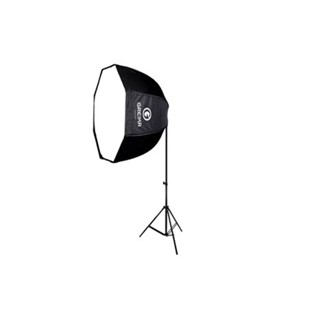 Softbox Octa 80cm Greika Original Tripé De 2 Metros no Shoptime