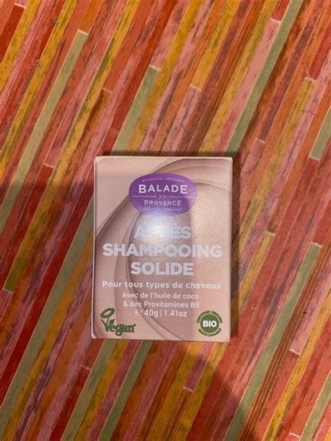 Balade En Provence Ultimate Conditioner Apr S Shampooing Solide