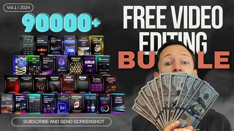 Free Video Editing Bundles Transition Overlay Youtube