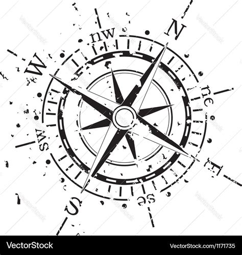 Compass Royalty Free Vector Image - VectorStock