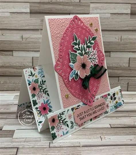 A Gorgeous Fun Fold Framed Florets Birthday Card Artofit