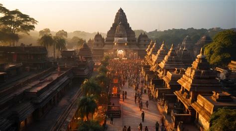 Premium Ai Image Lingaraj Temple Full View In India Hindu Religious