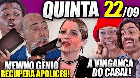 O CRAVO E A ROSA Capítulo 22 09 QUINTA Resumo Completo Novela O