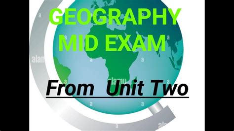 Aau Freshman Geography Mid Exam From Unit 2 The Geology Of Ethiopia And The Horn With Answer