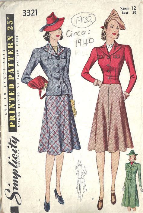 S Skirt Pattern Provided By The Vintage Pattern Shop