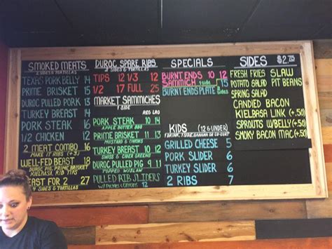 Menu At Beast Craft Bbq Co Belleville