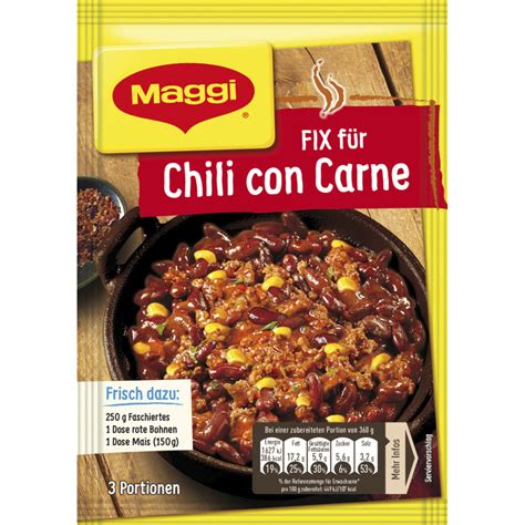 Maggi Fix Chili Con Carne Mpreis Online Shop