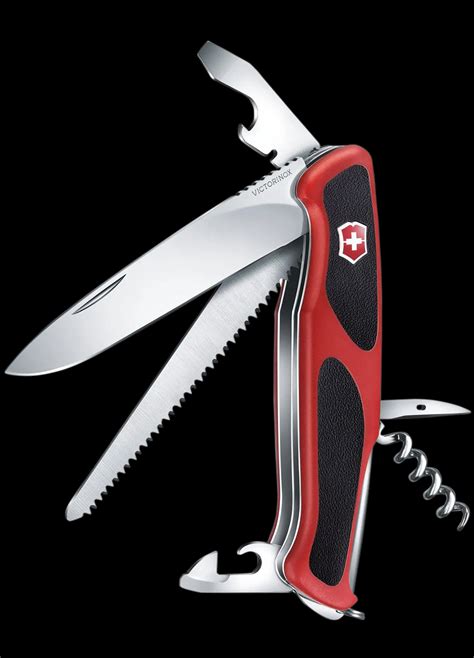 Victorinox Ranger Grip 55 Red and Black Folding Knife