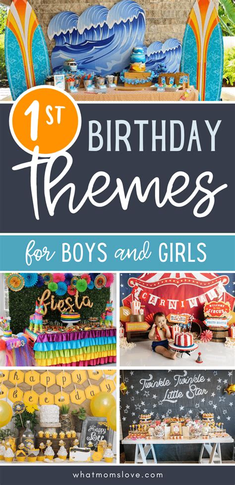 Unique First Birthday Party Themes 100 Creative Ideas To Celebrate Your ...