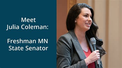 Meet State Senator Julia Coleman Rising GOP Lawmaker In Minnesota