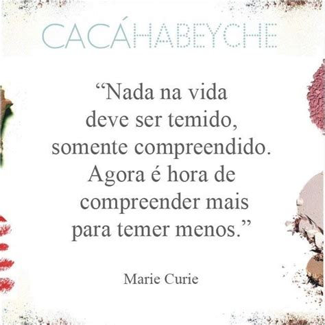 Frase de Marie Curie como inspiração https instagram p