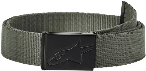 Alpinestars Ageless Web Belt Militair Groen Zwart Bretellen Riemen