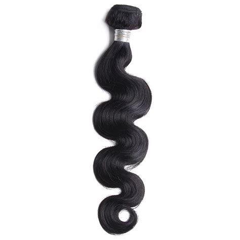 Bundles Human Hair Extension Body Wave Inch Hair Black Color