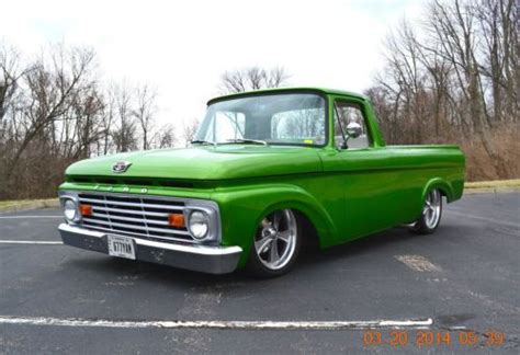 Purchase Used 1963 FORD F100 UNIBODY RESTOMOD WELL DONE BEAUTIFUL