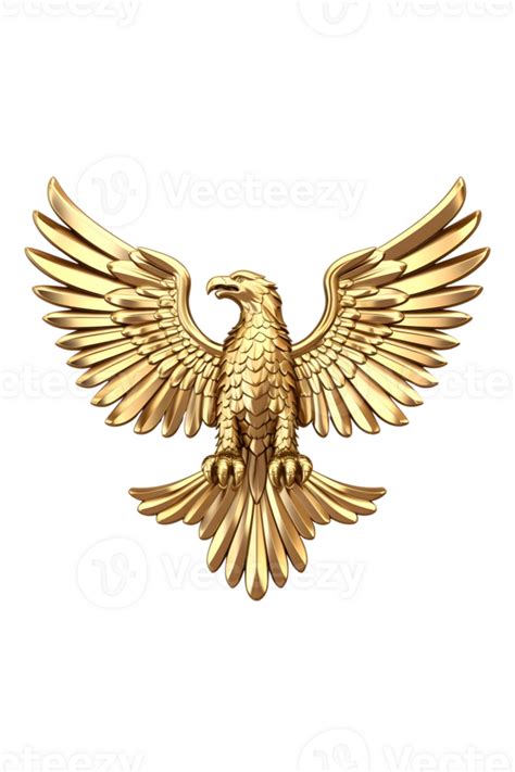 Gold Eagle Symbol Trophy Country Symbol Animal Symbol 24807474 Png