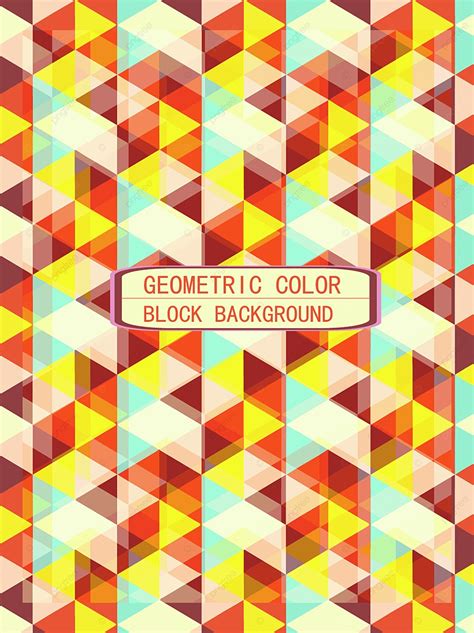 Vector Geometric Color Block Superimposed Color Changing Background