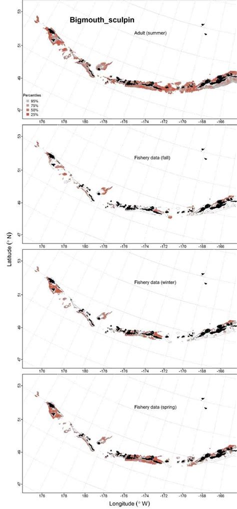 Predicted Efh Quantiles For Bigmouth Sculpin Life History Stages Based