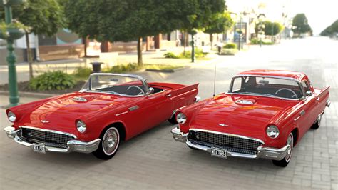 Ford Thunderbird 1957 Daz Content By Nerdadantes