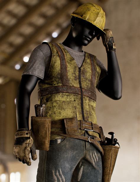 Dforce Mi Everyday Construction Worker For Genesis 9 Daz 3d