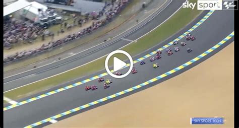 Motogp Gp Le Mans L Analyse Du D Part Chez Sky Tech Video