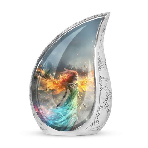 Aurora Borealis Urn Teardrop Urns For Human Ashes Cremation Urns For