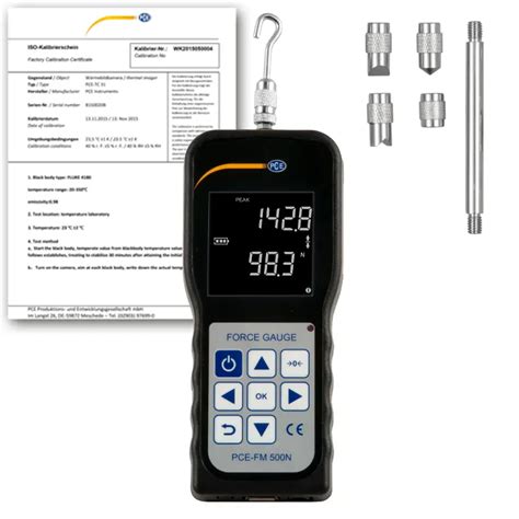 Tension Dynamometer Pce Fm N Ica Incl Iso Calibration Certificate