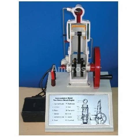 Cut Sectional Demonstration Model Of Single Cylinder Two Stroke Diesel