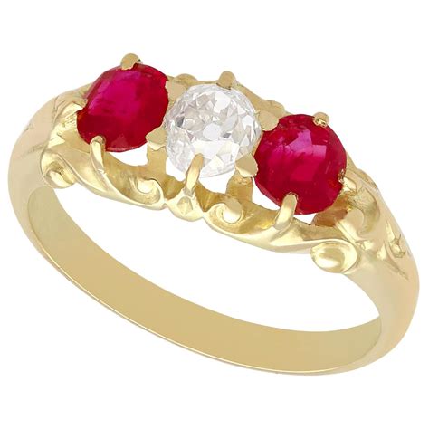 Antique Topaz Ruby Ring For Sale At 1stdibs Topaz And Ruby Ring