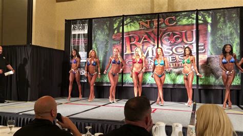 18 NPC Bayou Muscle Prejudging Novice Bikini B YouTube