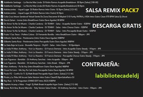 Salsa Extended Pack Octubre Utilidades Djs