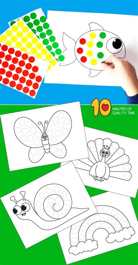 25 Dot Activity Printables Preschool Activity Sheets Do A Dot Activity Sheets