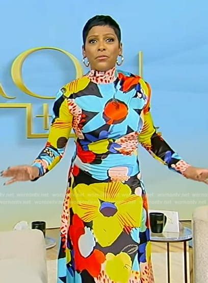 Wornontv Tamrons Multicolored Floral Print Dress On Tamron Hall Show