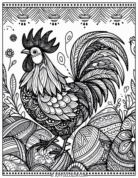 Free Printable Rooster Coloring Pages For All Ages