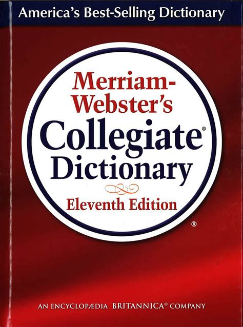 Merriam Websters Collegiate Dictionary 11th Edition Big Bad Wolf