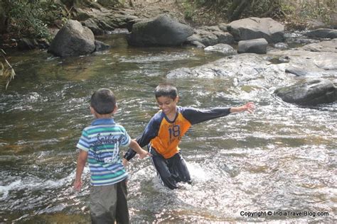 Kids Playing In The River