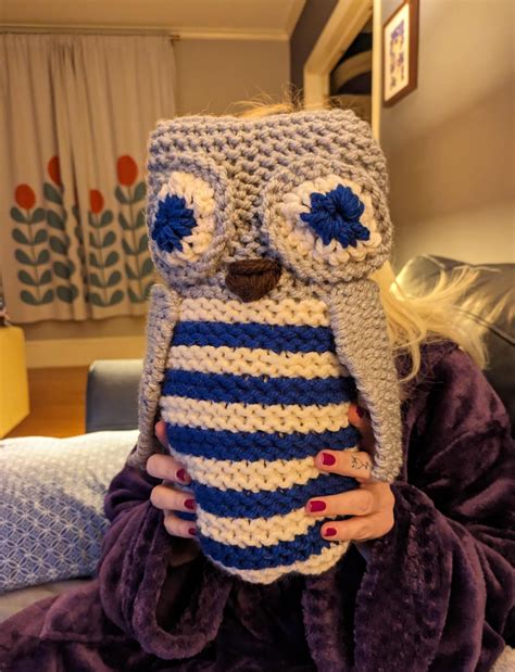 Wonky Owl Rloomknitting