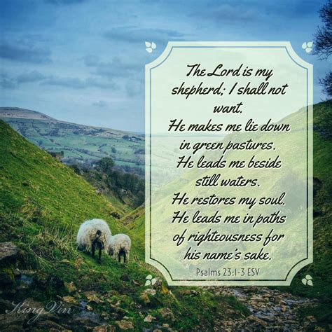 The Lord Is My Shepherd I Live For Jesus